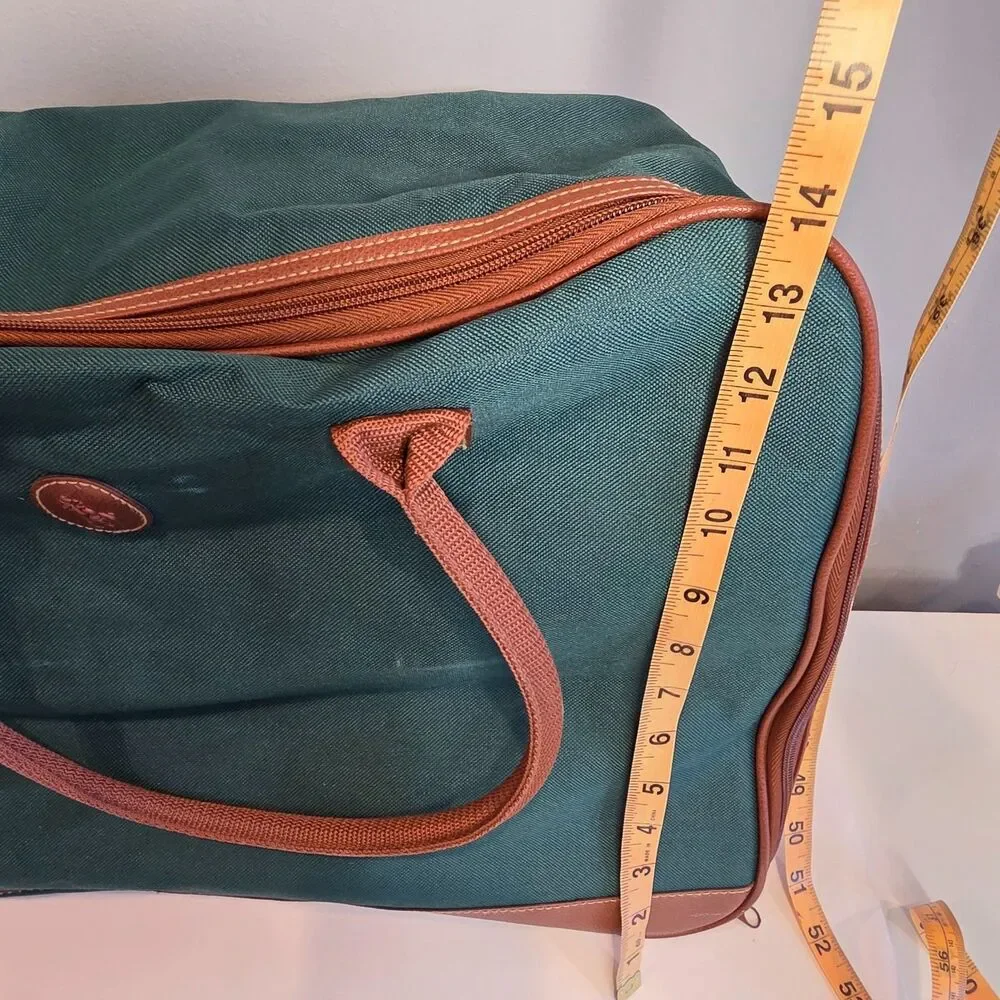Vintage Polo Ralph Lauren Canvas Duffle Weekender Travel Bag Quiet Luxury